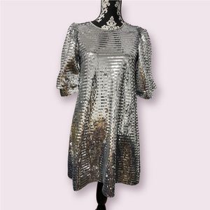 Zara sequin dress